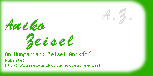 aniko zeisel business card